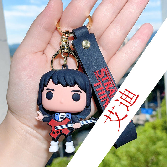 Wholesale Cartoon Silicone Doll Keychain JDC-KC-QiChao041