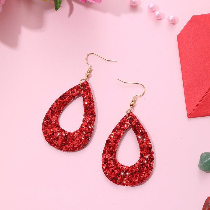 Wholesale Valentine' s Day earrings Bohemian style wine glass earrings