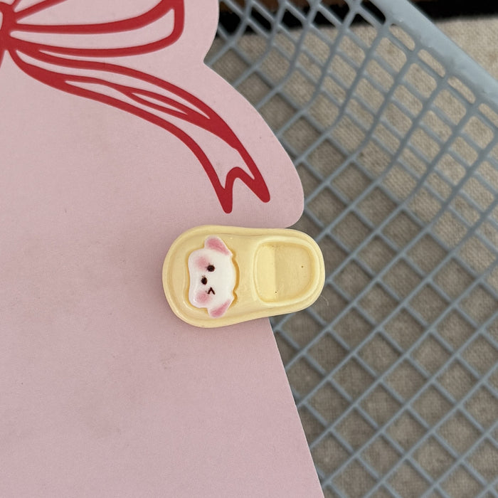 Wholesale Cute Cartoon Mini Slippers Funny Hair Clips