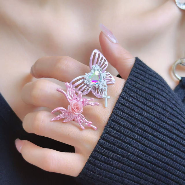 Wholesale Handcrafted Enamel Rose Ring