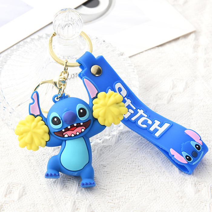 Wholesale  Cartoon  Keychain Soft  Key Pendant Couple Small Gift