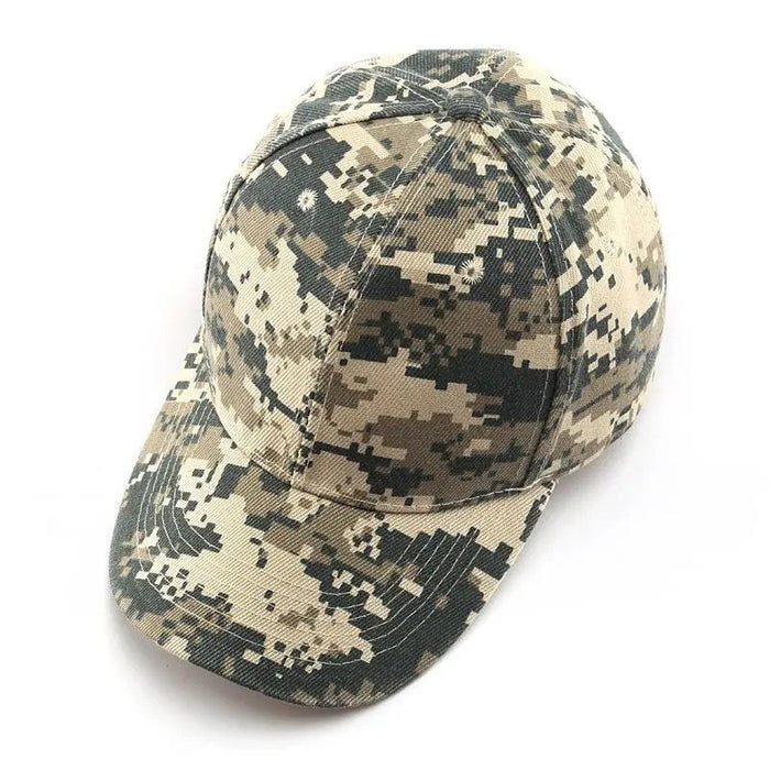 Wholesale Outdoor Sports Sunshade Hat Male Tactical Military Fan Camping Mountaineering Fishing Cap Female Digital Camouflage Baseball Cap