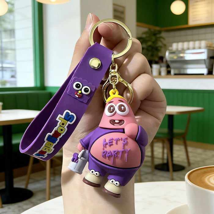 Wholesale Cartoon Silicone PVC Keychain Car Bag Charm Key Accessory Fashion Gift MOQ≥2