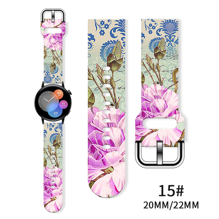 Wholesale Printed  Tpu Watch Strap Wrist Strap JDC-WD-NuoQi085