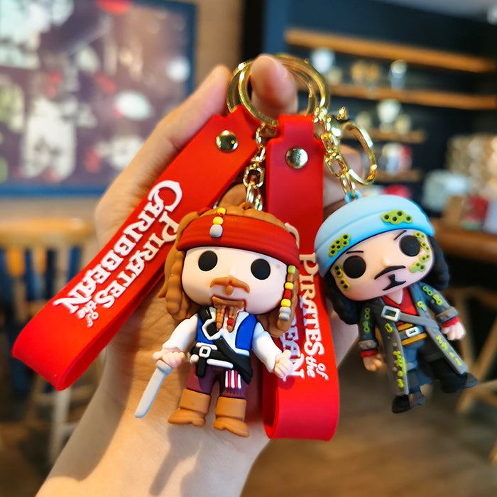 Wholesale Cartoon Doll 3D Rubber Keychain JDC-KC-Tingm055