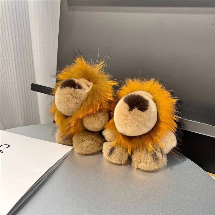 Wholesale Little Lion Pendant, Cute Plush Doll, Car Keychain