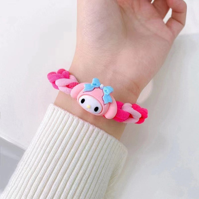 Wholesale Cartoon Braided Fabric Hair Tie JDC-HS-Weiye002