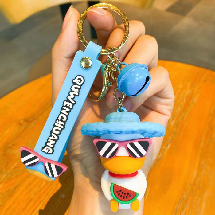 Wholesale fashion duck lovely accessories key chain JDC-KC-JShi001