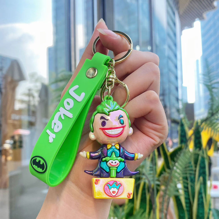 Wholesale Cute and quirky silicone cartoon keychains