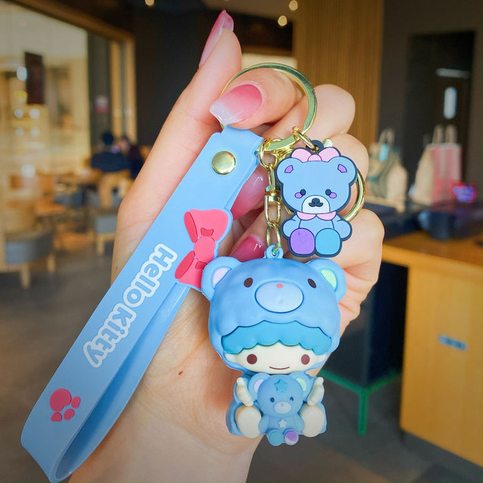 Wholesale Cartoon Doll Silicone Keychain JDC-KC-MingT059