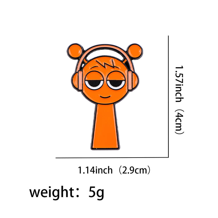 Wholesale Animation Game  Badge Clothing Backpack Alloy Brooch