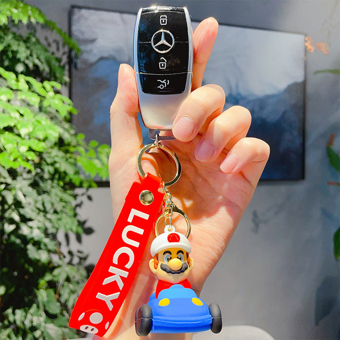 Wholesale PVC Cartoon Cute Car Keychain JDC-KC-ManM122