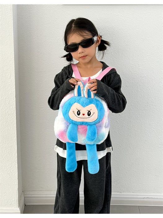 Wholesale Plush toy backpack, male doll, children's cartoon cute plush toy