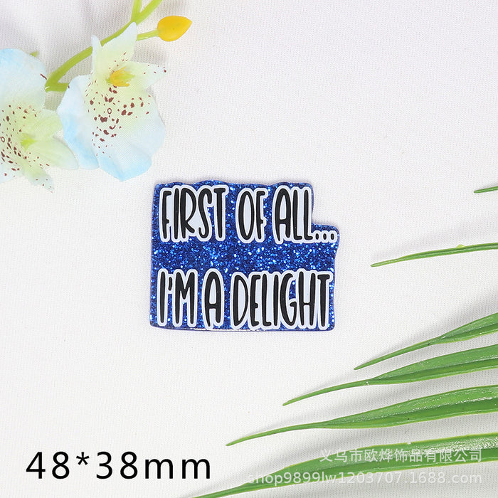 Wholesale Cartoon Organ Acrylic Pin DIY Patch Accessories JDC-FK-OuYie010