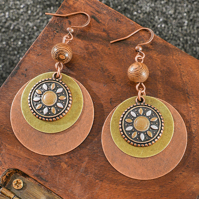 Wholesale Vintage Tree of Life Earring and Necklace Set Bohemian Style MOQ≥2