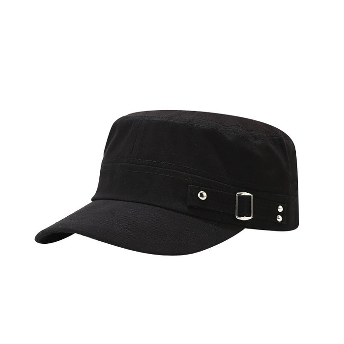 Wholesale Flat Top Military Hats Cotton Casual Fashionhats JDC-FH-LvY017