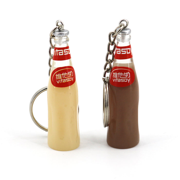 Wholesale Beverage Bottle Resin Keychains JDC-KC-HaoAn015