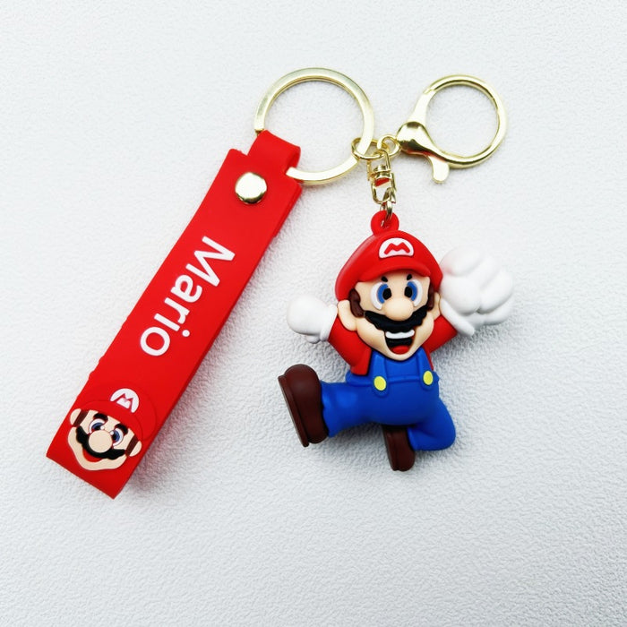 Wholesale PVC cartoon doll bicycle keychain JDC-KC-WuYi109