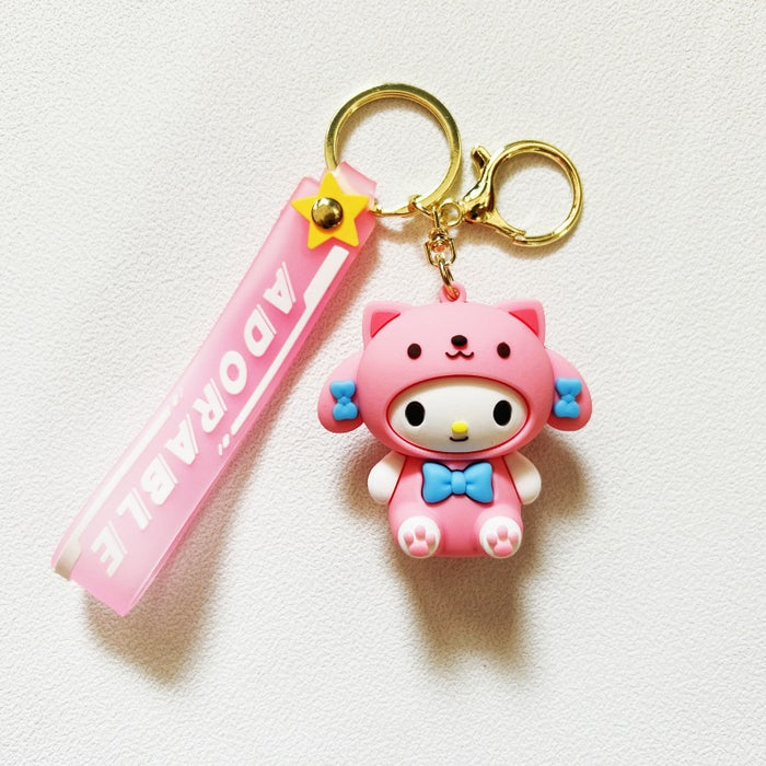 Wholesale PVC Cartoon Doll Keychain JDC-KC-ChuC045