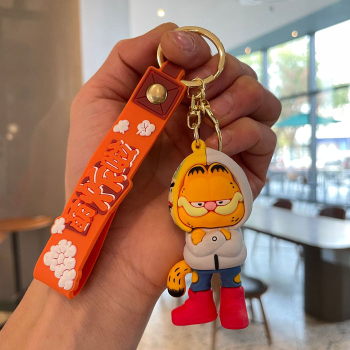 Wholesale Creative Cartoon Keychain Cute Cat Doll Bag Pendant Couple Keychain Small Gift Wholesale