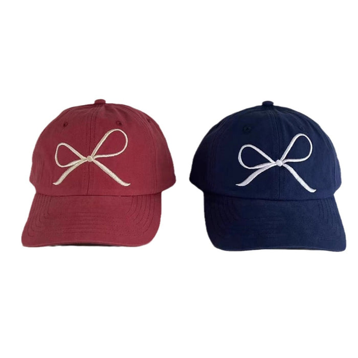 Wholesale Bow Embroidered Baseball Caps JDC-FH-DaBo001