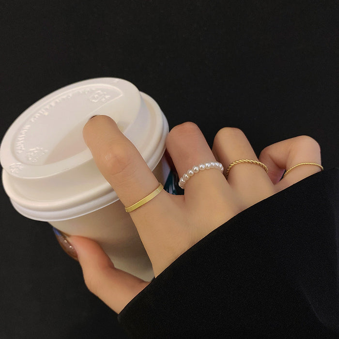 Wholesale Stylish Geometric Ring
