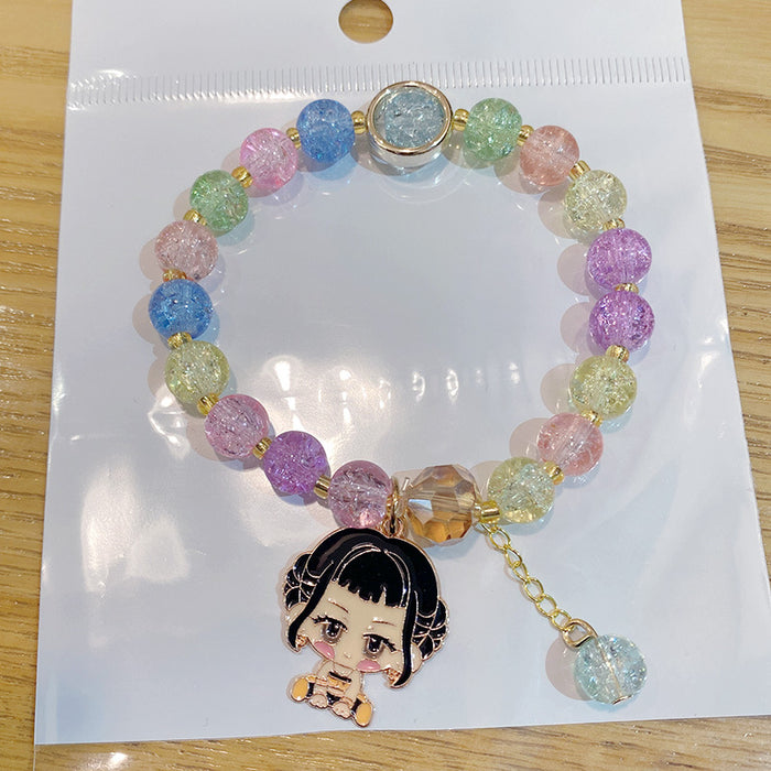 Wholesale Glass Lapis Lazuli Bracelet Fashion Accessory for Kids MOQ≥3