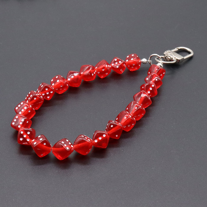Wholesale Simple Alloy Door Buckle Black 8 Lanyard ins Mobile Phone Chain Keychain Pendant Bag Lanyard Accessories
