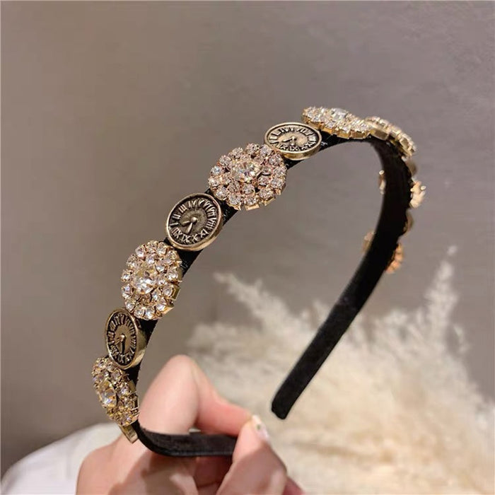 Wholesale Rhinestone Flower Headband JDC-HD-ZC015