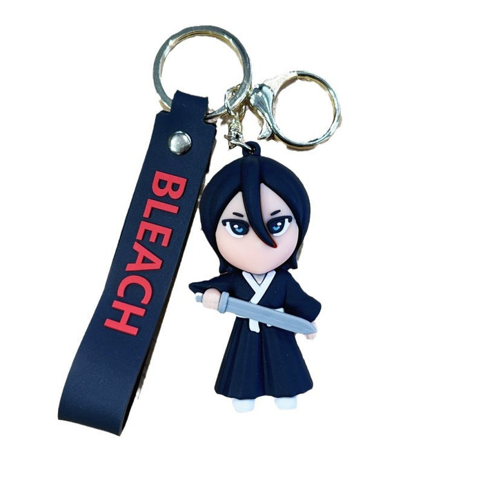 Wholesale Creative Cartoon Silicone Doll Keychain JDC-KC-WuYi009