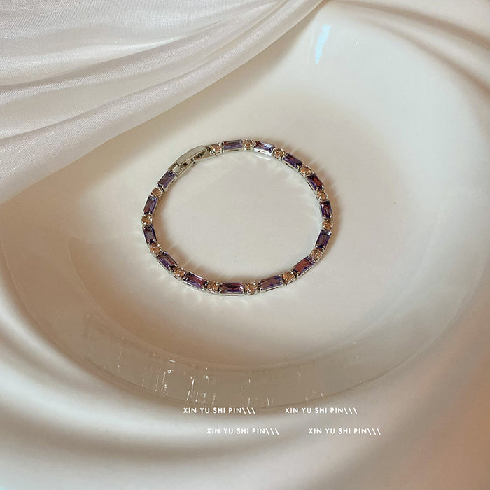 Wholesale Zircon bracelet, light luxury, exquisite, niche, high-end jewelry