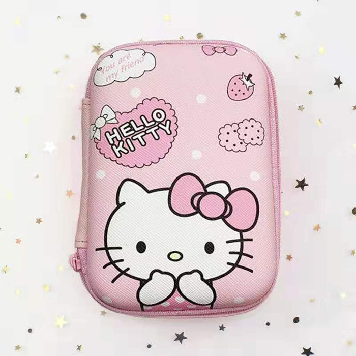 Wholesale  Cartoon  Headset Storage Bag Large Coin Purse Charger Data Cable Hard Disk Mobile Power Storage Box