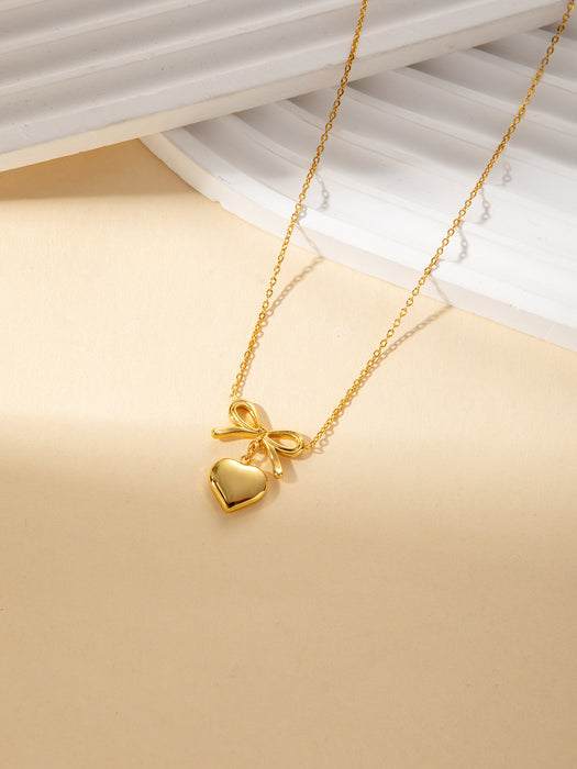 Wholesale Non-Fading Exquisite Clavicle Golden Necklace