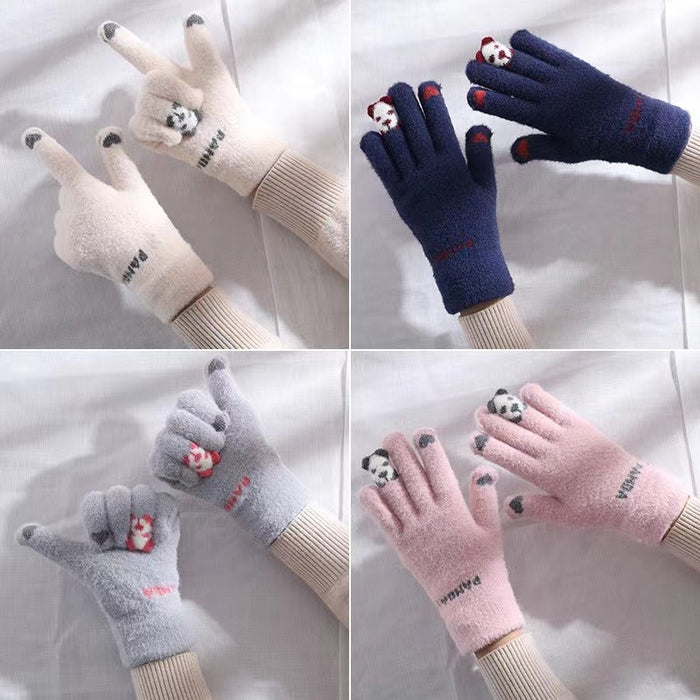 Wholesale Gloves Plush Finger Bears Keep Warm JDC-GS-shunh001