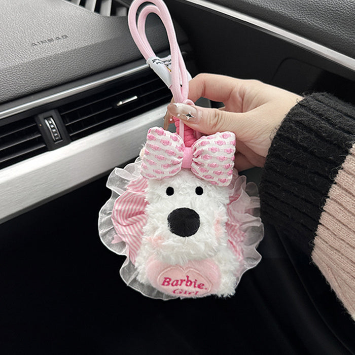 Wholesale Plush Beautiful Girl Doll Cute Bag Pendant Creative Doll Car Keychain