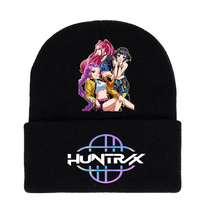 Wholesale Kpop Cartoon Knit Hat Solid Color Wool Hat