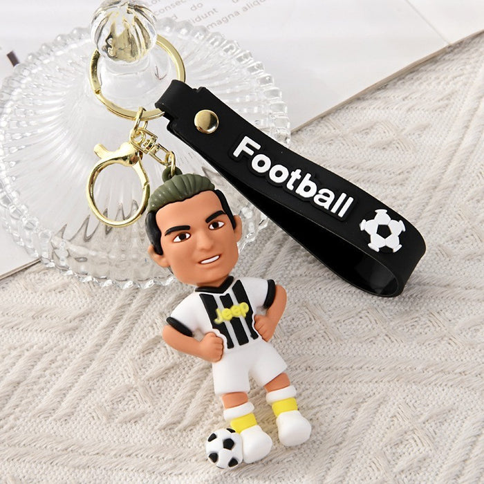 Wholesale Cartoon Football Commemorative Keychain