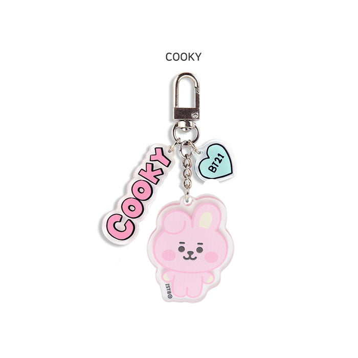 Wholesale Acrylic cute cartoon couple keychains