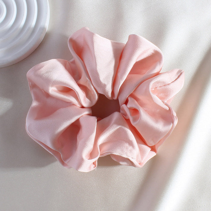 Wholesale Retro faux silk Hair Scrunchies