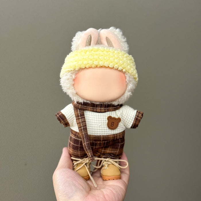 Wholesale Only clothes are suitable for 17cm blind box pendant plush doll clothes