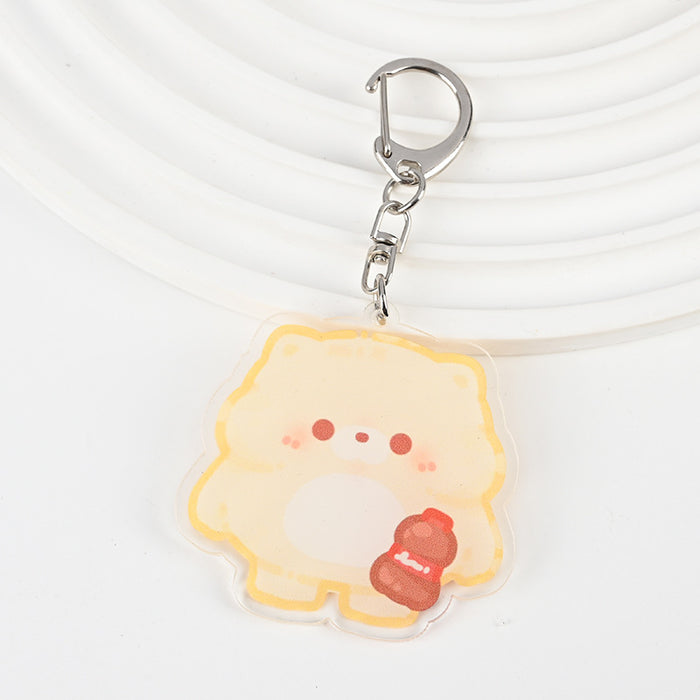 Wholesale Cute Cartoon Acrylic Keychain JDC-KC-XBK005