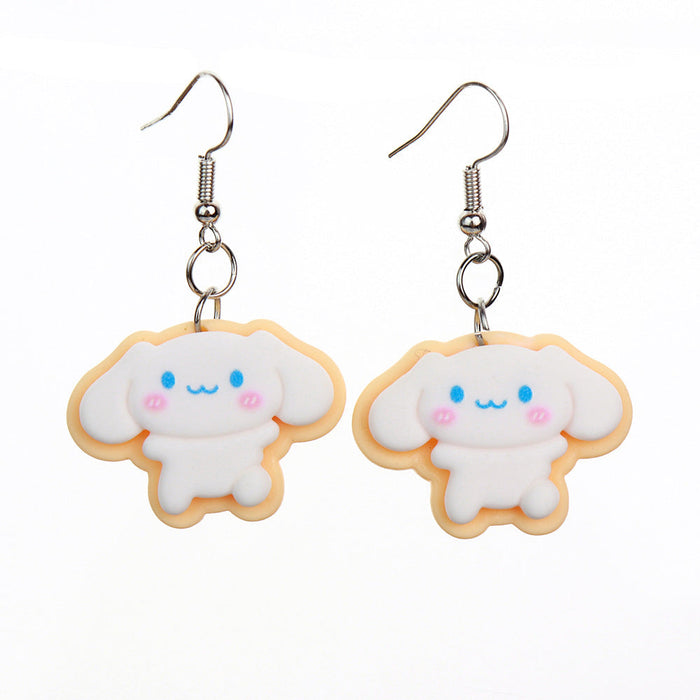 Wholesale Earrings Resin Fun Cute Cartoon (S) JDC-ES-niqing006