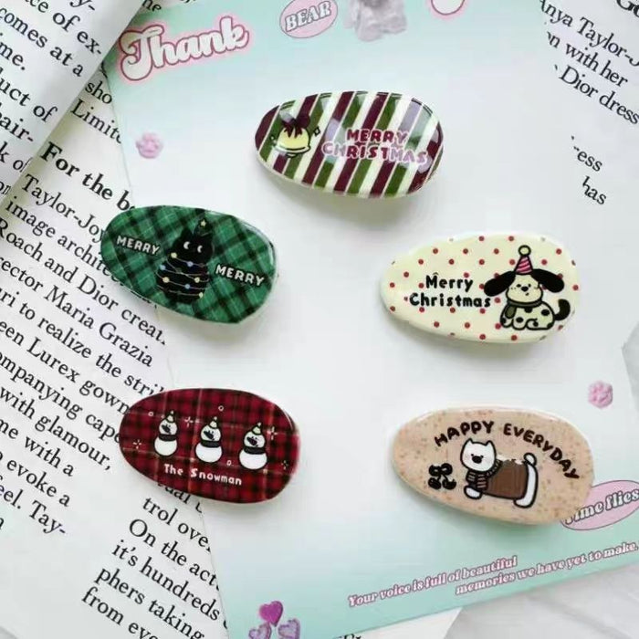 Wholesale Cartoon hair clip, cute side bangs, headband accessory, one line clip, batch of goods