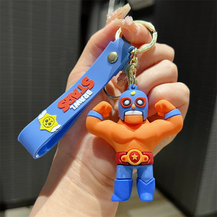 Wholesale Cartoon Game PVC Keychain JDC-KC-JinB031