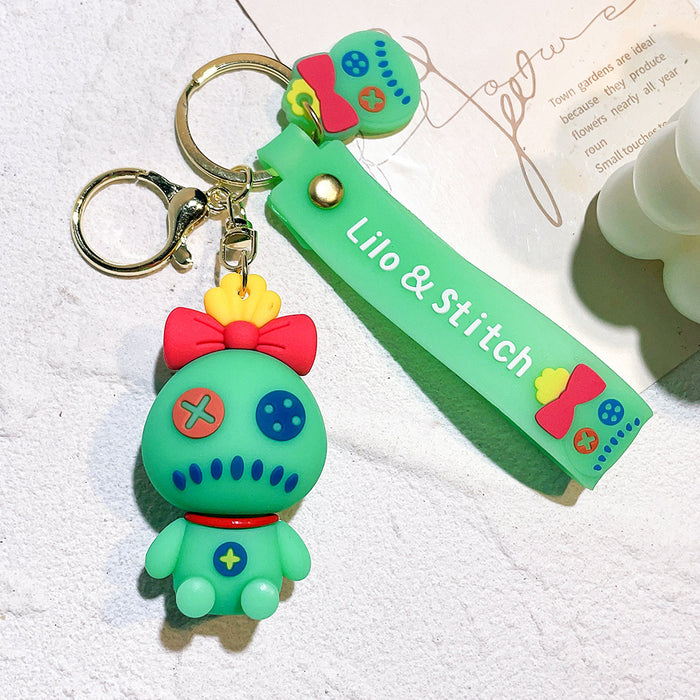 Wholesale PVC Cartoon Doll Keychain JDC-KC-Qiwei021