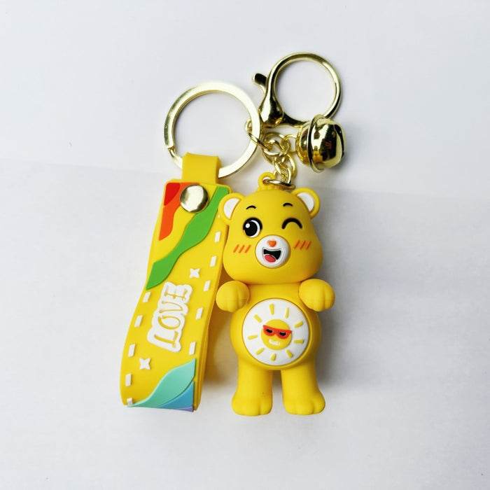 Wholesale PVC Cartoon Love Bear Keychains (F) JDC-KC-Chucheng013