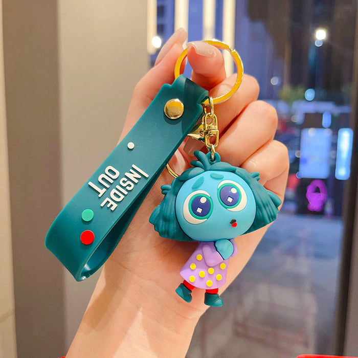 Wholesale Cute keychain car ornament cartoon figurine student backpack