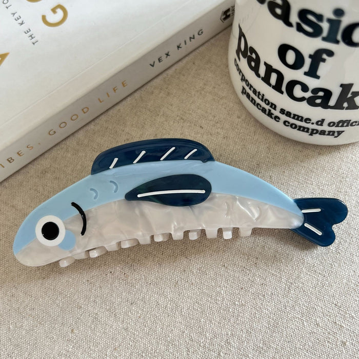 Wholesale Sardine Grab Clip Hair Grab Cartoon Back of Head Clip All-match