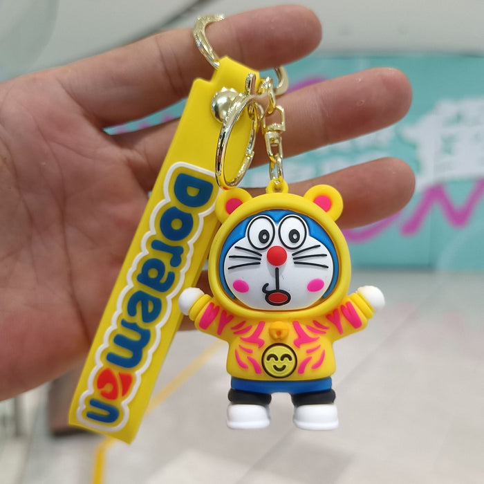 Wholesale Cartoon Silicone Doll Keychain JDC-KC-KuangK038