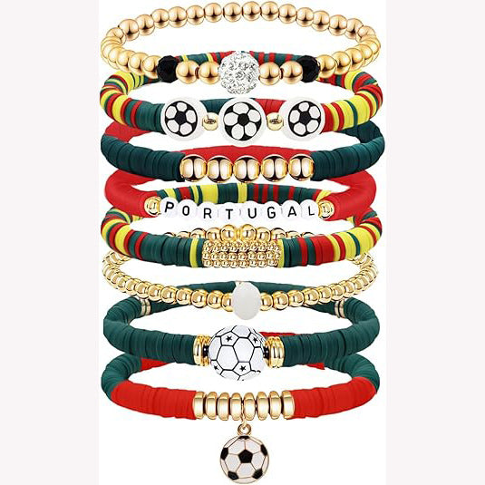 Wholesale 2pcs World Cup Bracelets from Various Countries